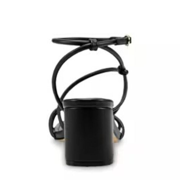 Marc Fisher Black Strappy Block Heels Size 8.5 - Picture 7 of 9